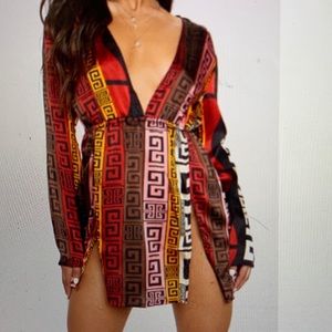 Tribal print dress